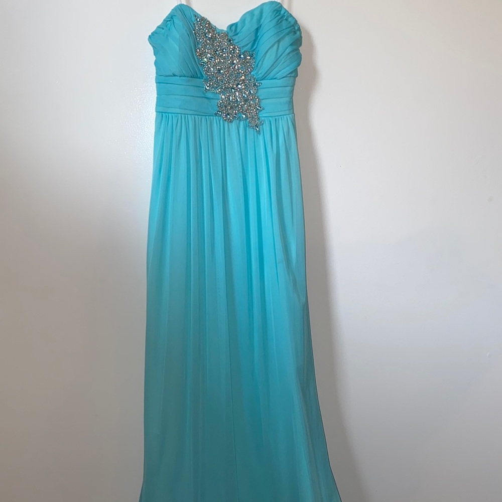 Strapless Formal Floor Length Dress